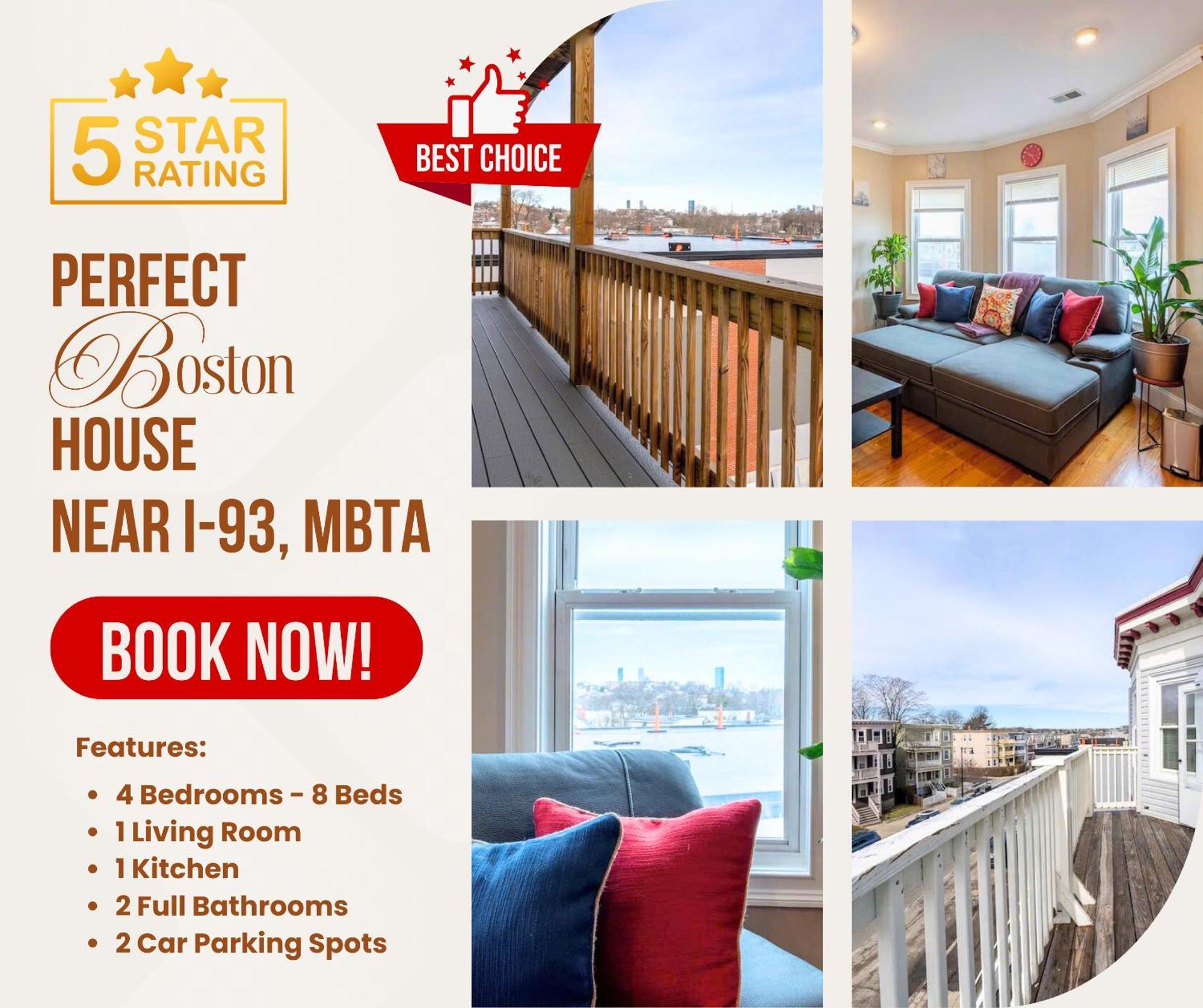 90 - 4Br Dorchester - Sleek Apt Near Marina Bay Boston Eksteriør bilde